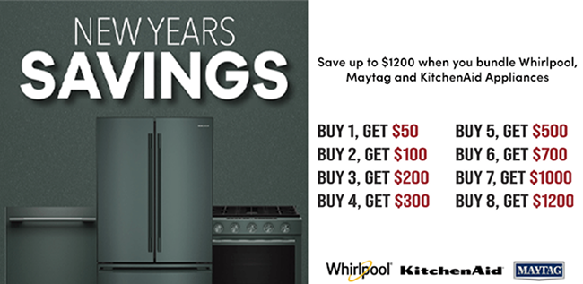 Whirlpool New Year Savings Rebate